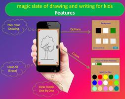Magic slate app for drawing an Affiche