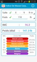 IMC Calculateur capture d'écran 1