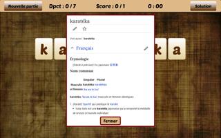 Jeu de Mots capture d'écran 3