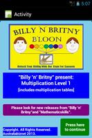 Multiplication Level 1 Free poster
