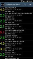 QuakeAware Earthquakes Near Me Plakat