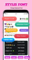 Fancy Style Keyboard - Cool Fo screenshot 1