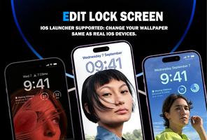 برنامه‌نما iOS 16 Launcher عکس از صفحه