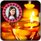 Candle Photo Frames آئیکن