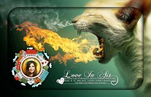 Fire Photo Frames plakat