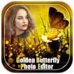 Golden Butterfly Photo Frames
