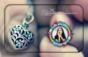 Love Locket Photo Editor Affiche