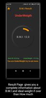 BMI Calculator capture d'écran 1
