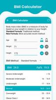 برنامه‌نما BMI Calculator عکس از صفحه