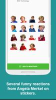 Angela Merkel Stickers اسکرین شاٹ 1