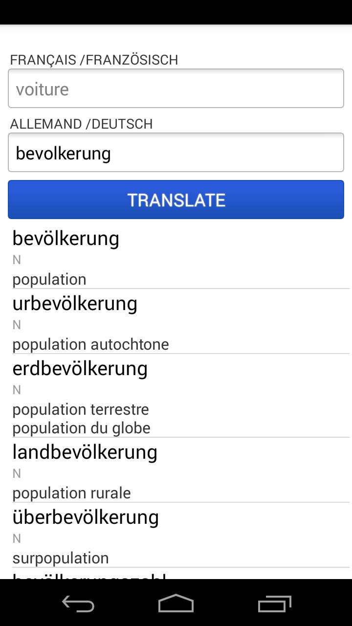 Descarga de APK de Traduction Allemand Français para Android Descarga de APK de Traduction Allemand Français para Android