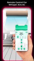 Remote Control For Whisper Aire AC Cartaz