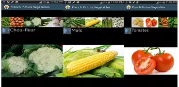noms des légumes en français