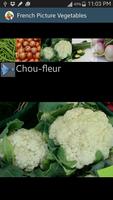 vegetables's names in french poster