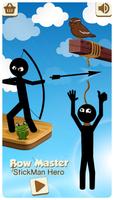 Stickman bow shooting : Bow and arrow poster