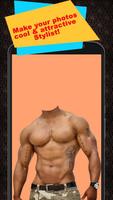 Body Builder Photo Suit Affiche