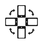 آیکون‌ Screen Rotation Control