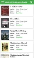 Novels of Sherlock Holmes Plakat