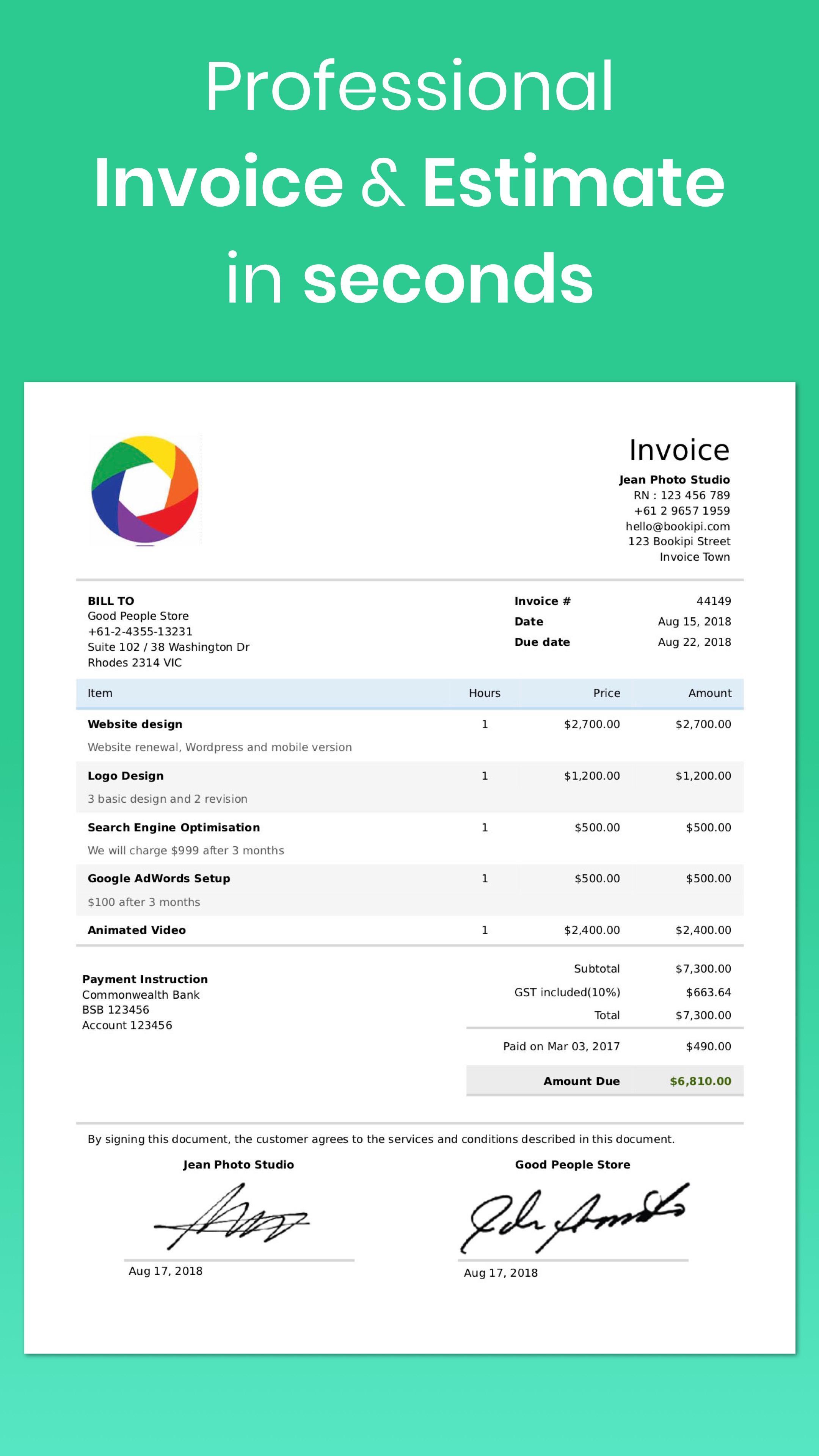 51 HQ Pictures Best Invoice App Free - 7 Best Google Sheets Templates to Create Invoice for Free