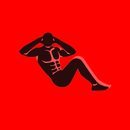 Sit ups. Buikspieren. Trainer-APK