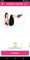 Slender legs. Exercises poster