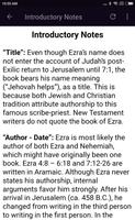 برنامه‌نما BOOK OF EZRA - BIBLE STUDY عکس از صفحه