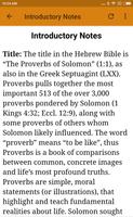 BOOK OF PROVERBS - BIBLE STUDY capture d'écran 1