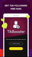 Tik-Booster™: Fans, Followers, Likes for tik-tok اسکرین شاٹ 1