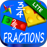 4th Grade Fractions Maths LITE icône
