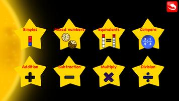 4th Grade Fractions Maths LITE capture d'écran 1