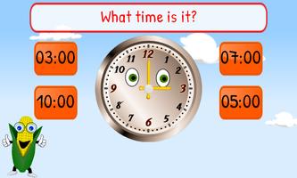 Tell Time for Kids First Grade ảnh chụp màn hình 1