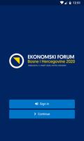 Ekonomski forum BiH Affiche