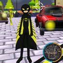 Bat Stickman Rope Hero Gangstar Crime APK