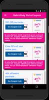 Coupons for Bath & Body Works ポスター