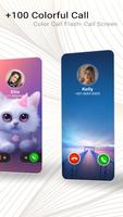 Color Call Screen, Call Themes, Photo Phone Dialer capture d'écran 1