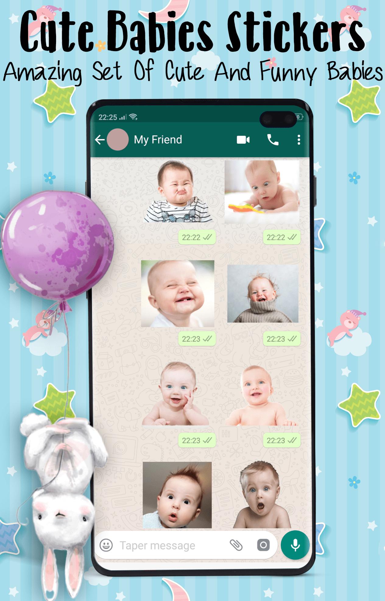 Wastickerapps Funny Babies Stickers For Whatsapp For Android