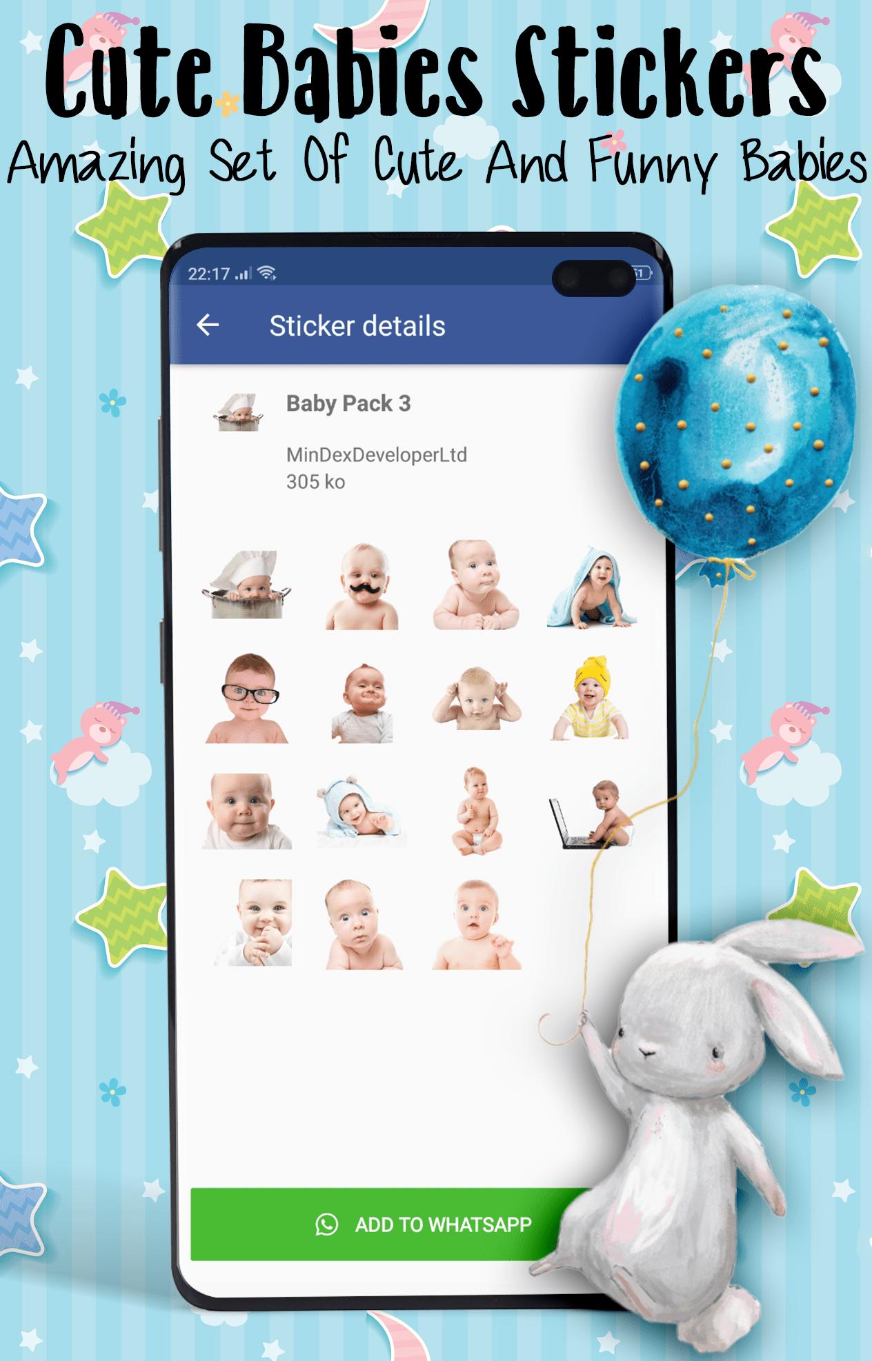 Wastickerapps Funny Babies Stickers For Whatsapp For Android