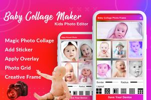 Baby Month Photo Frame Collage скриншот 3