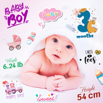 Baby Month Photo Frame Collage icon