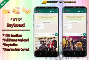 BTS Keyboard Theme KPOP 2019 Ekran Görüntüsü 1