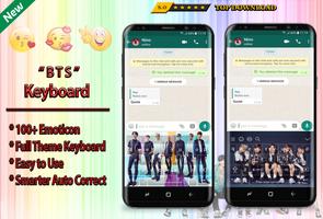 BTS Keyboard Theme KPOP 2019 Ekran Görüntüsü 2