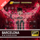 Barcelona Keyboard Theme Football 2019 icono