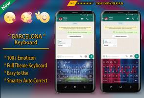 Barcelona Keyboard Theme Football 2019 captura de pantalla 2