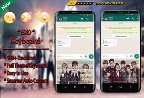 EXO Keyboard Theme KPOP 2019 Ekran Görüntüsü 2