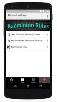 Badminton Rules capture d'écran 3