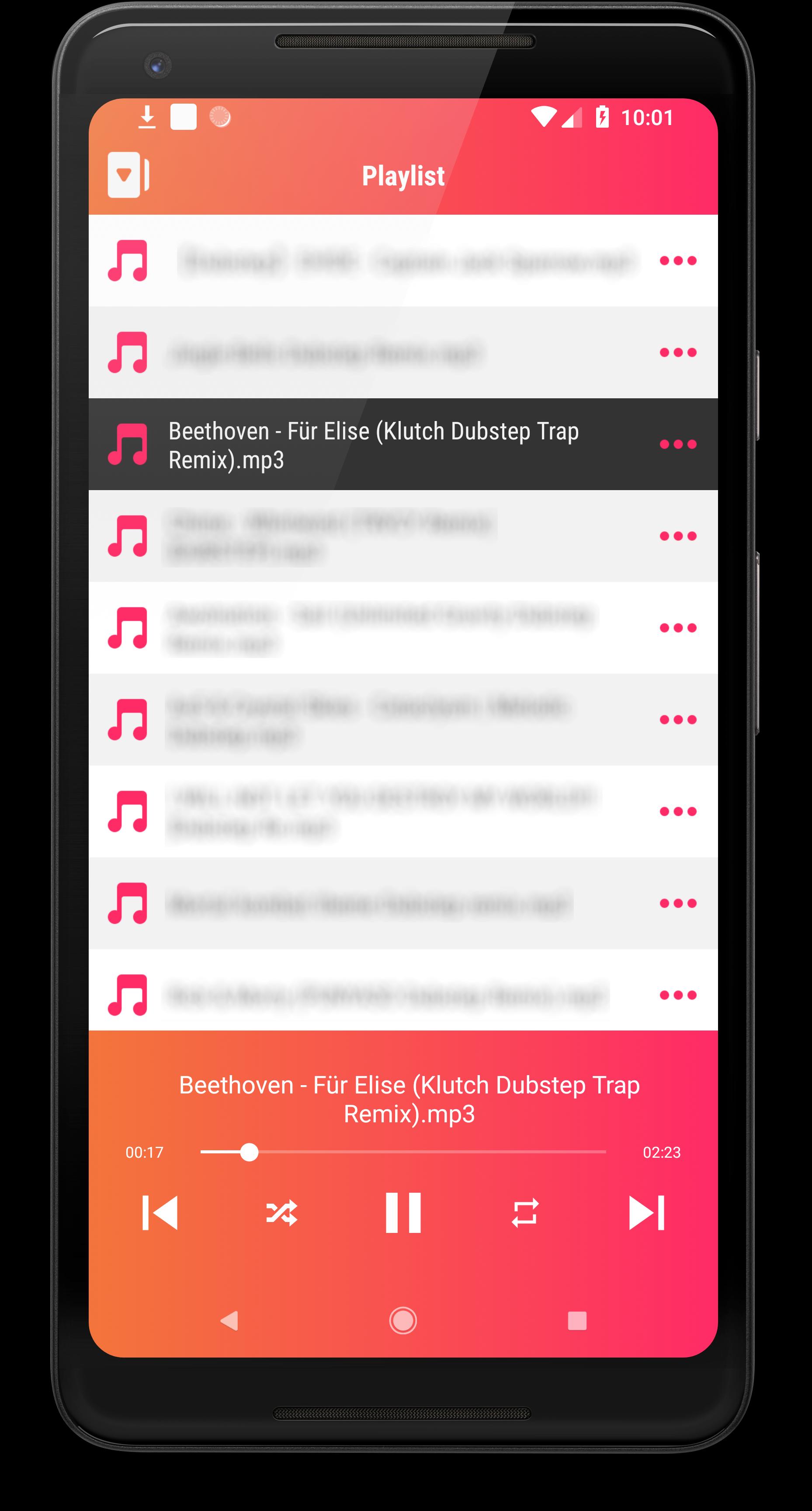 Runterladen Musik app für Android - APK herunterladen