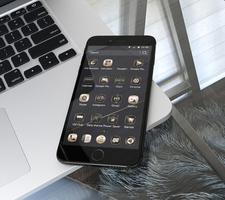 Goldschwarzes Neat Theme Screenshot 1