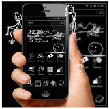 Black and White Blackboard Theme icon