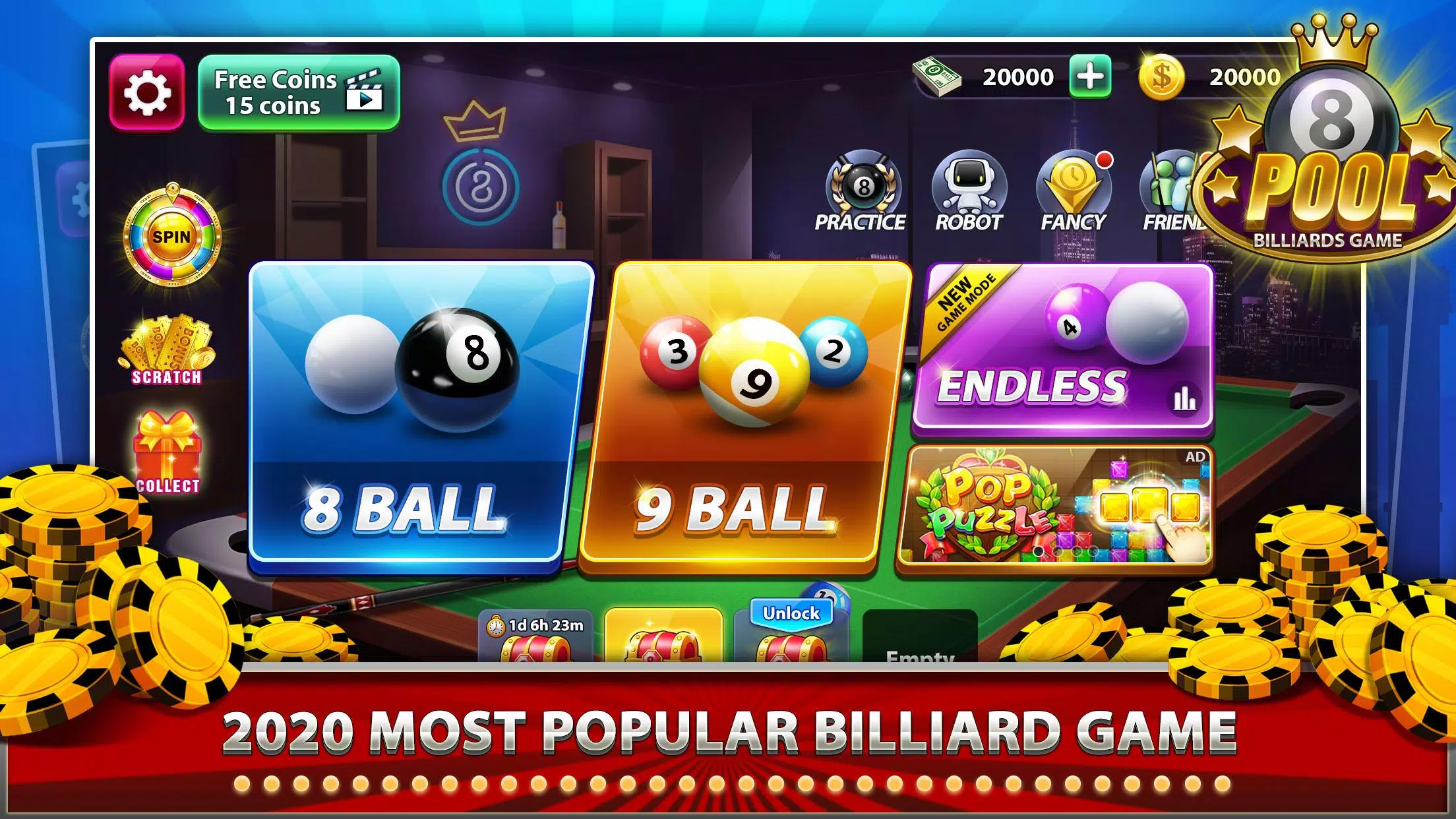 8 Ball Pool MOD APK 5.9.0 (Unlimited aim +999) Android