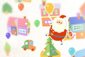 Balloon Santa LWP ảnh chụp màn hình 1
